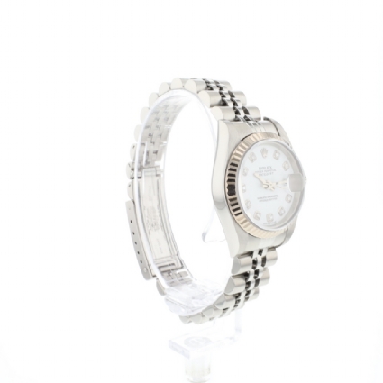 Lady-Datejust 28 Lady Jubilee Diamond White Dial