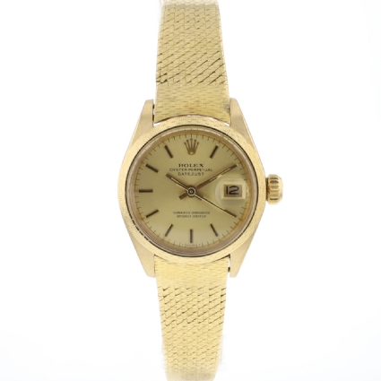 Datejust 26 Yellow Gold Milanese Champagne