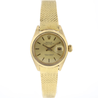 Rolex - Datejust 26 Yellow Gold Milanese Champagne