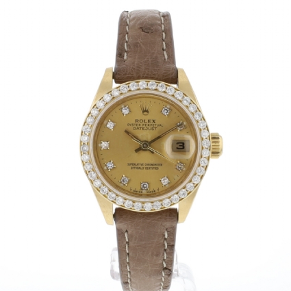 Lady-Datejust 26 Yellow Gold Diamond Dial