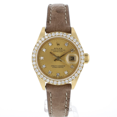 Rolex - Lady-Datejust 26 Yellow Gold Diamond Dial