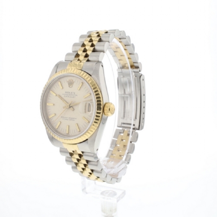 Datejust 31 Steel Gold Jubilee Fluted Silver Dial
