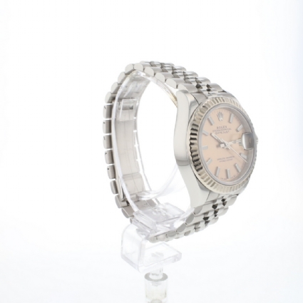 Lady-Datejust 28 Steel Jubilee Fluted Pink Dial
