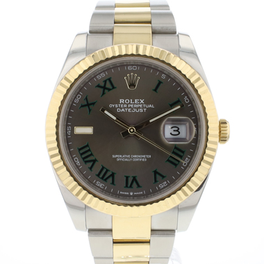 Rolex - Datejust 41 Steel/Gold Oyster Wimbledon Dial