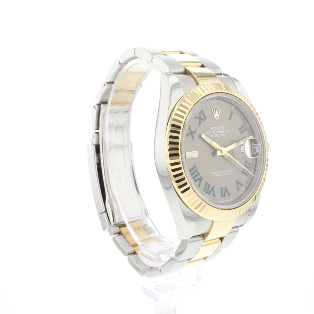 Datejust 41 Steel/Gold Oyster Wimbledon Dial