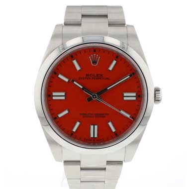 Rolex - Oyster Perpetual 41 Coral Red