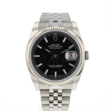 Rolex - Datejust 36 Jubilee Black Dial Roulette Date