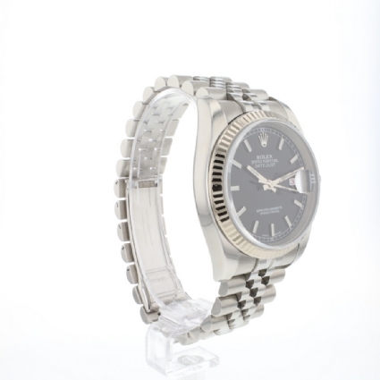 Datejust 36 Jubilee Fluted Black Roulette Dial
