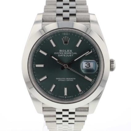 Datejust 41 Jubilee Mint Green Dial