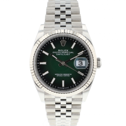 Datejust 36 Jubilee Ombre Green Dial NEW '26
