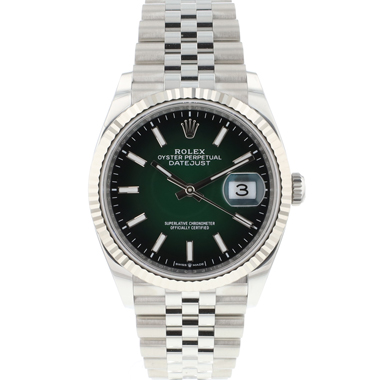 Rolex - Datejust 36 Jubilee Ombre Green Dial NEW '26
