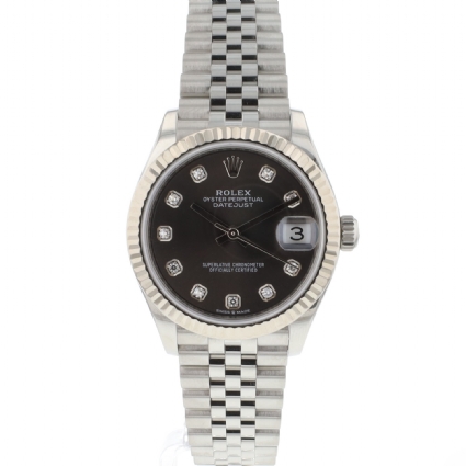 Datejust 31 Rhodium Diamond Dial