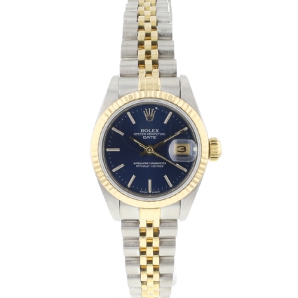 Lady-Datejust 26 Steel/Gold Jubilee Blue Dial