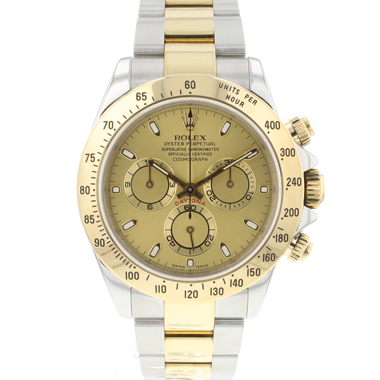 Rolex - Daytona Steel/Gold Champagne Dial