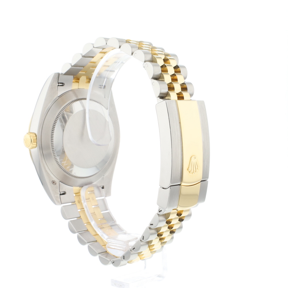 Datejust 41 Steel Gold Jubilee Black Dial