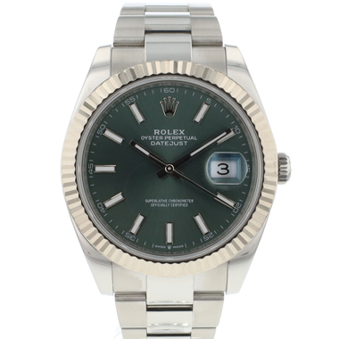 Rolex - Datejust 41 Oyster Mint Green Dial