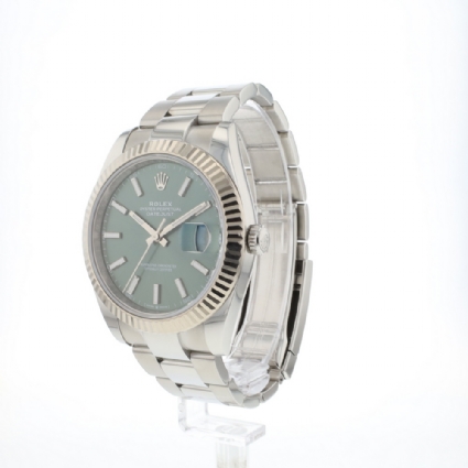 Datejust 41 Oyster Mint Green Dial