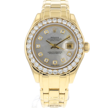 Rolex - Pearlmaster 29 Yellow Gold Factory Diamonds
