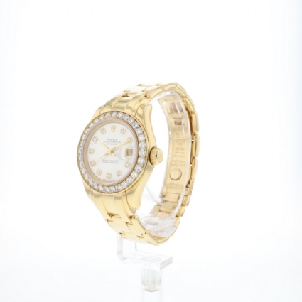 Pearlmaster 29 Yellow Gold Factory Diamonds