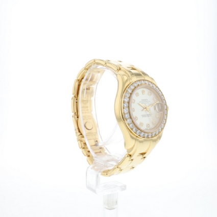 Pearlmaster 29 Yellow Gold Factory Diamonds