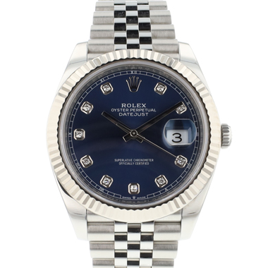 Rolex - Datejust 41 Jubilee Blue Diamond Dial