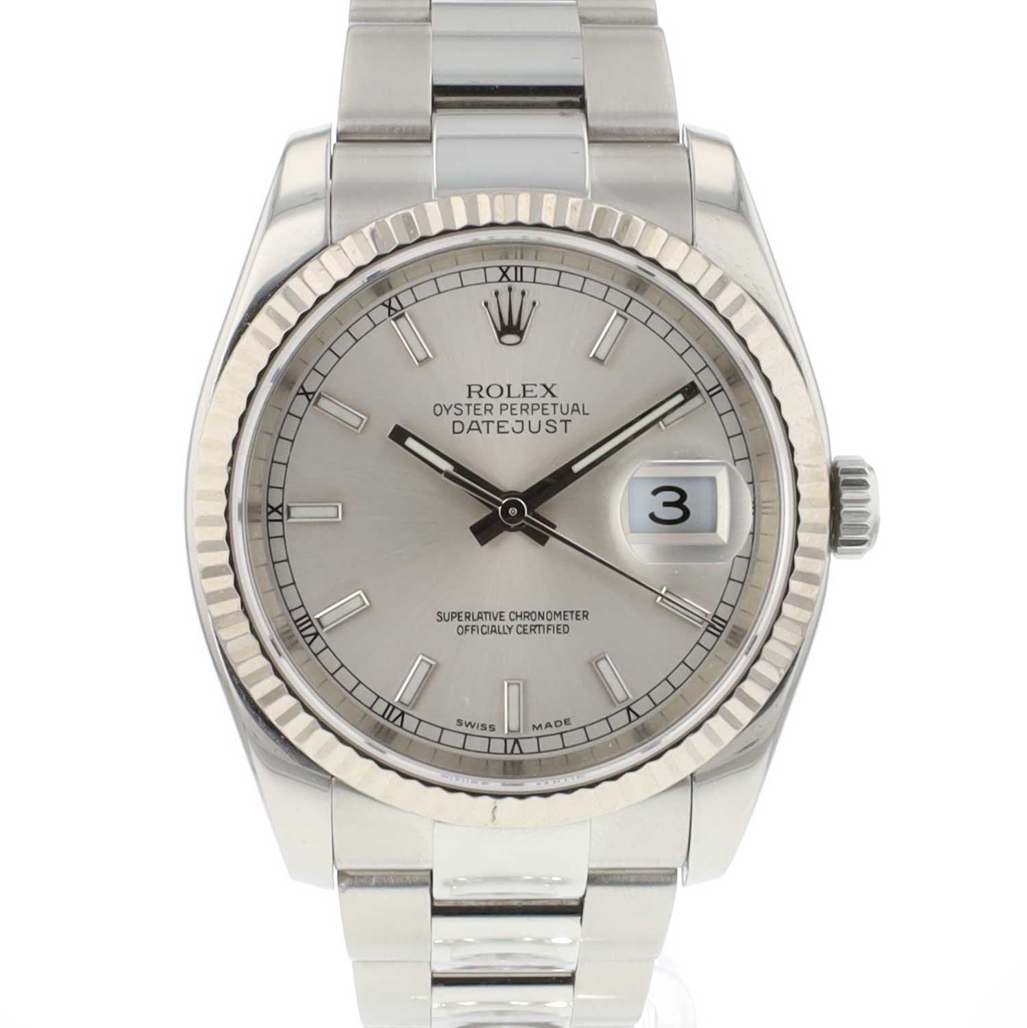 Datejust 36 Oyster Silver Dial