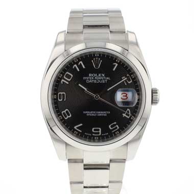 Rolex - Datejust 36 Oyster Concentric Black Dial