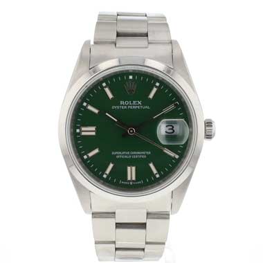 Rolex - Date 34 Green Dial