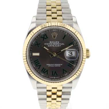 Rolex - Datejust 36 Steel / Gold Jubilee Fluted Wimbledon