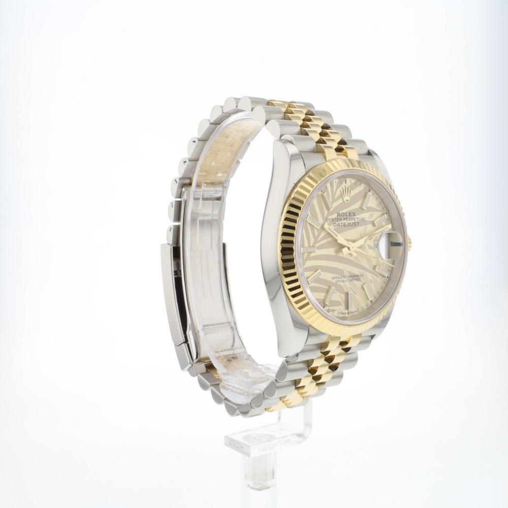 Datejust 36 Steel Gold Jubilee Palm Motif Dial
