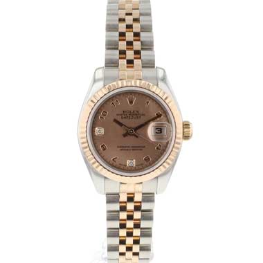 Rolex - Lady-Datejust 26 Steel/Everose Jubilee Pink MOP Arab Dial