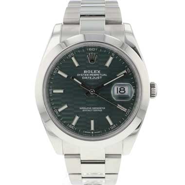 Rolex - Datejust 41 Jubilee Mint Green Motif Dial