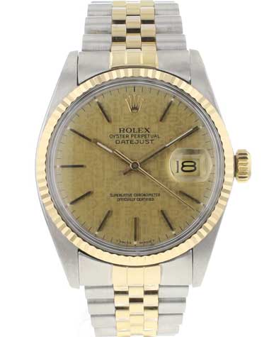 Rolex - Datejust 36 Jubilee Gold/Steel Champagne Dial