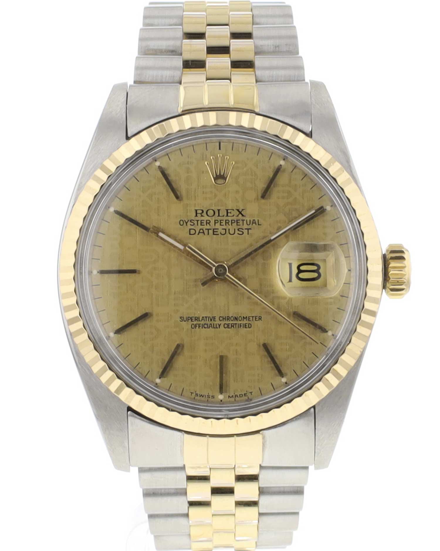 Datejust 36 Jubilee Gold/Steel Champagne Dial