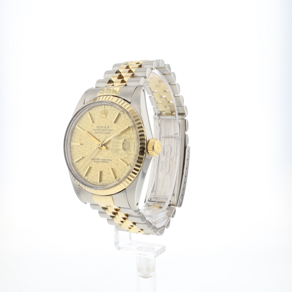 Datejust 36 Jubilee Gold/Steel Champagne Dial