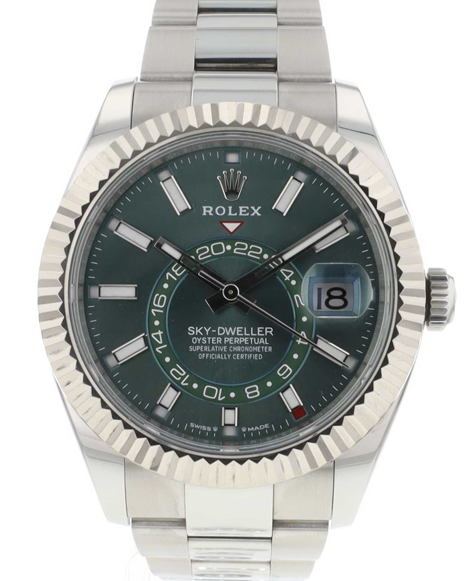 Sky-Dweller Steel Oyster Green Dial