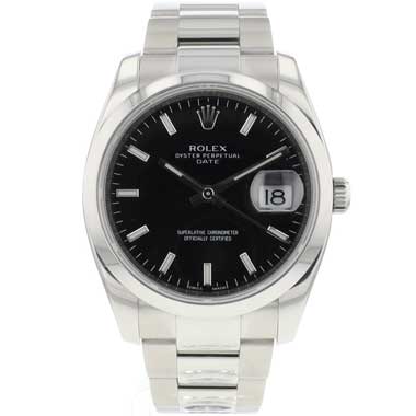 Rolex - Date 34 Oyster Black Dial