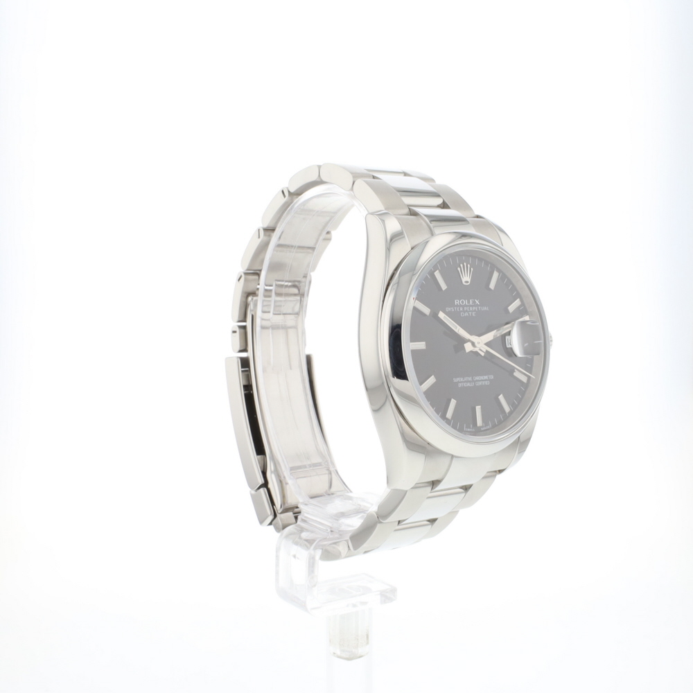 Date 34 Oyster Black Dial