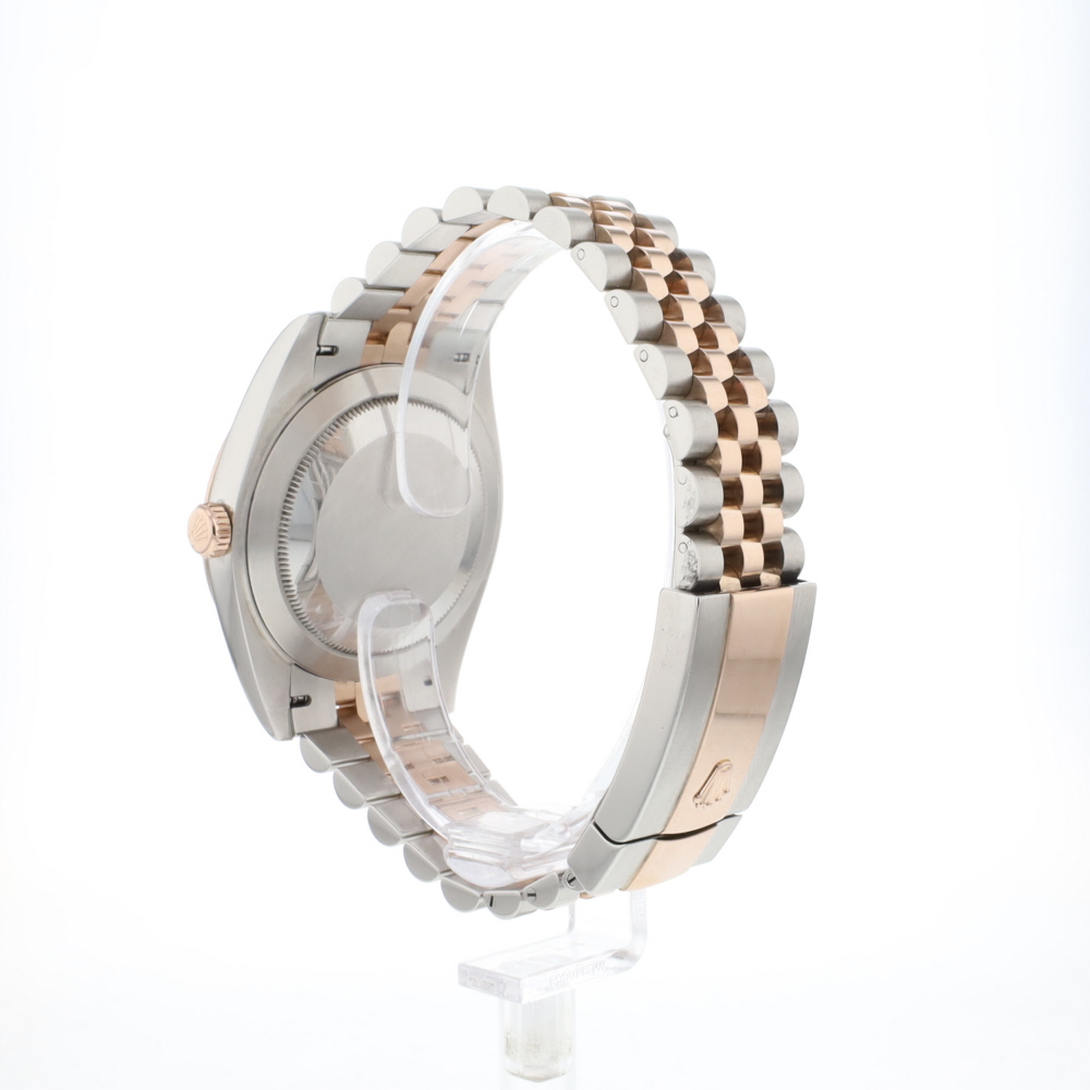Datejust 41 Steel/Everose Gold Fluted Jubilee Diamond MOP Dial