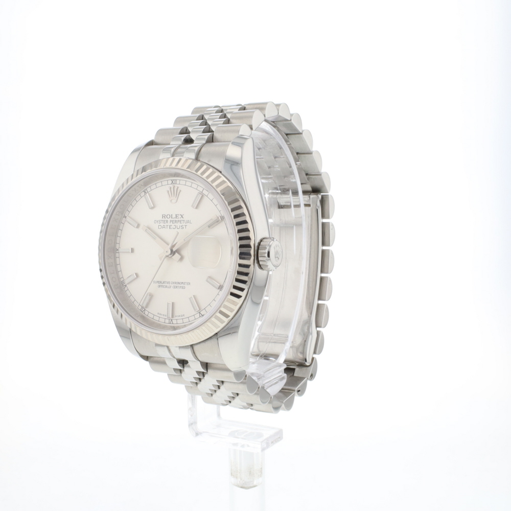 Datejust 36 Jubilee Fluted Silver Dial