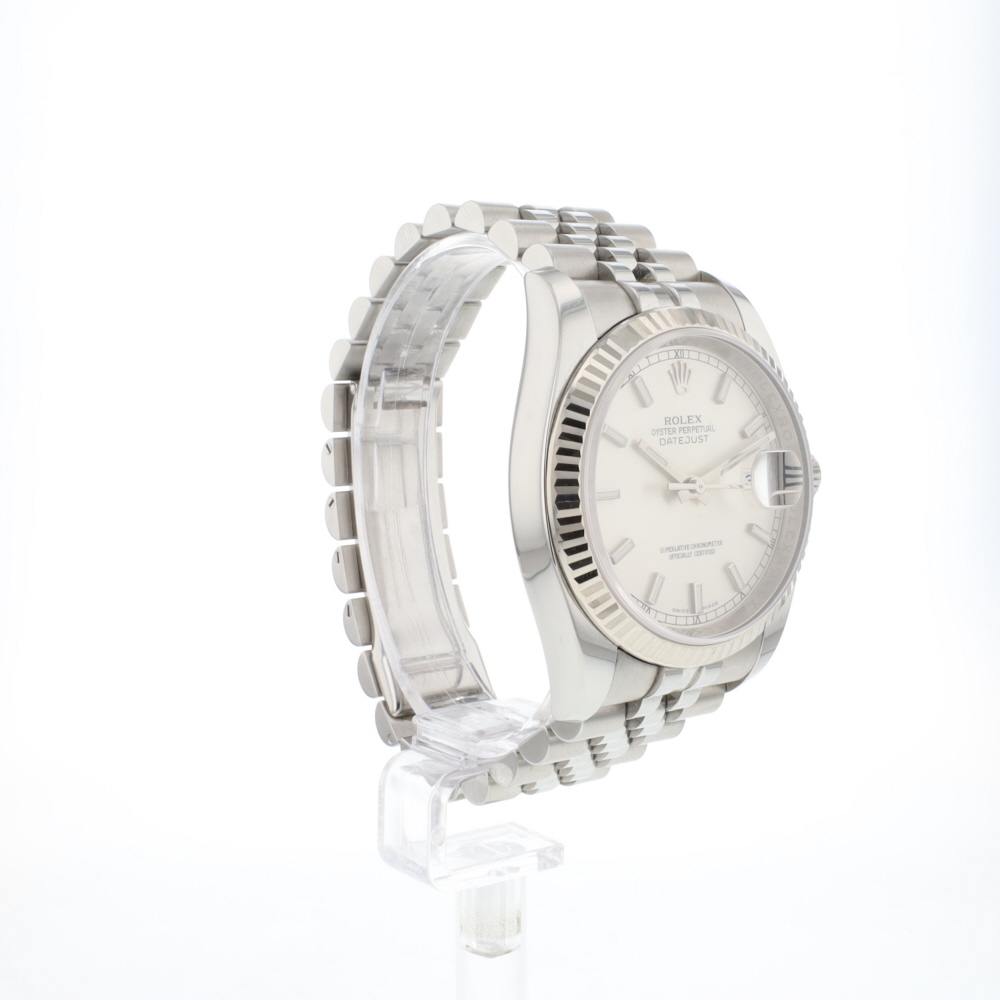 Datejust 36 Jubilee Fluted Silver Dial