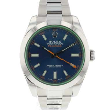 Rolex - Milgauss Blue 116400GV Serviced '25