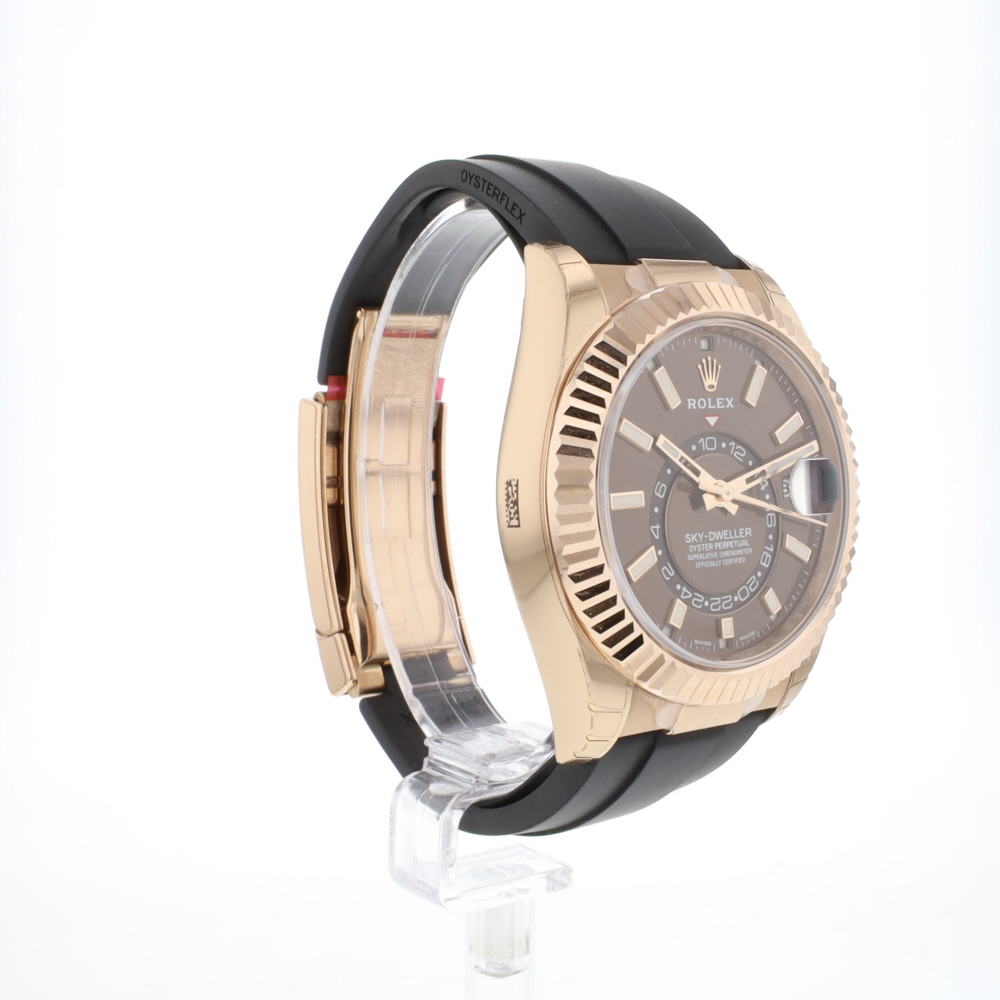 Sky-Dweller Oysterflex Everose Gold Choco Dial NEW '22