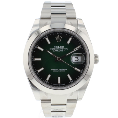 Rolex - Datejust 41 Oyster Green Ombre Dial NEW'26