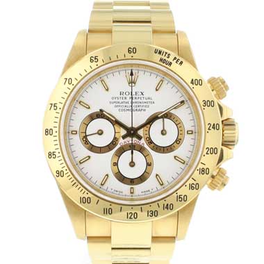 Rolex - Daytona Zenith Yellow Gold White Dial Unpolished Condition