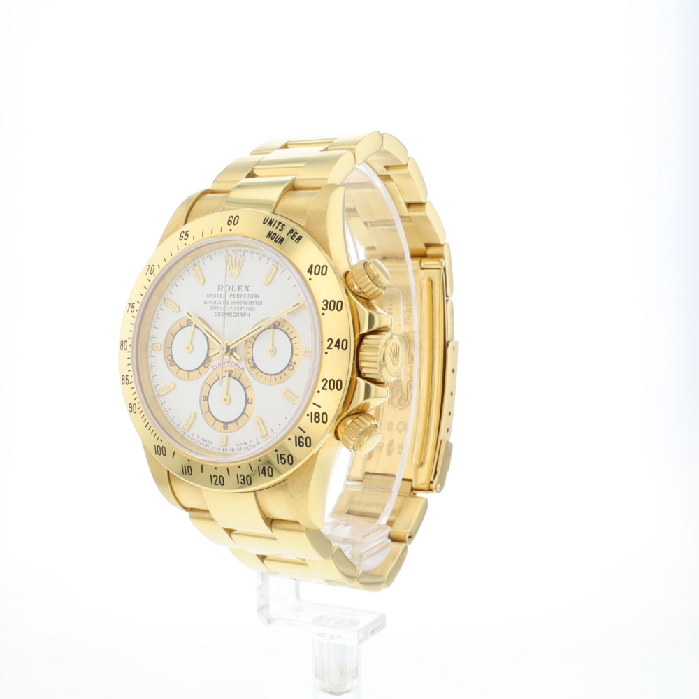 Daytona Zenith Yellow Gold White Dial Unpolished Condition