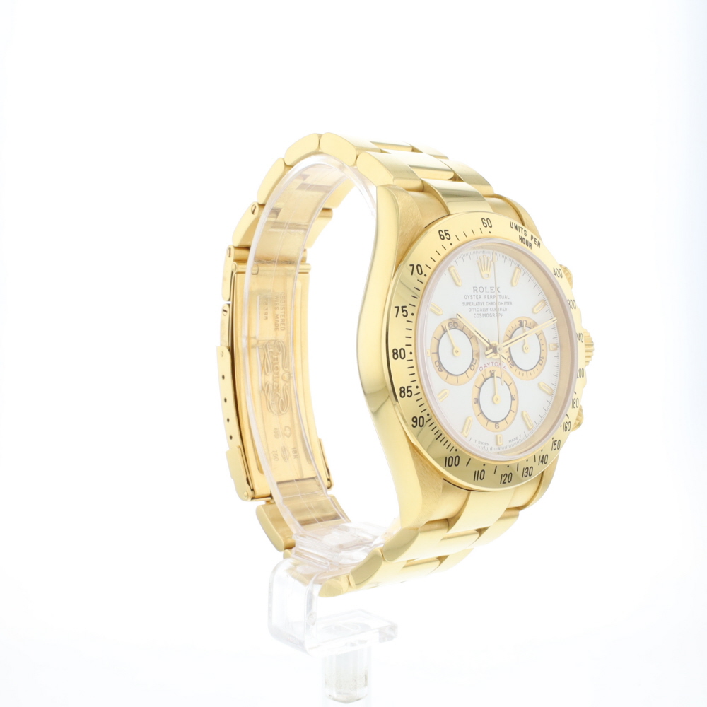 Daytona Zenith Yellow Gold White Dial Unpolished Condition