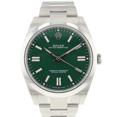 Rolex - Oyster Perpetual 41 Green Dial NEW '23