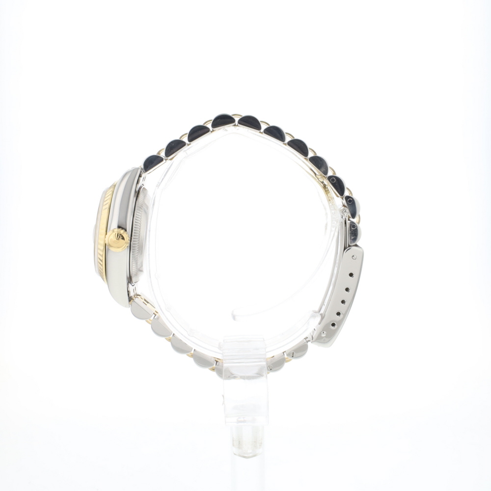 Lady-Datejust 26 Steel/Gold Red Vignette Diamond Dial