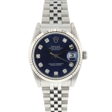 Rolex - Datejust 31MM Jubilee Fluted Blue Diamond Dial